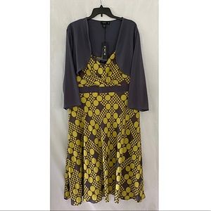 NWT IGIGI Flowy Dress with Jacket Size 30